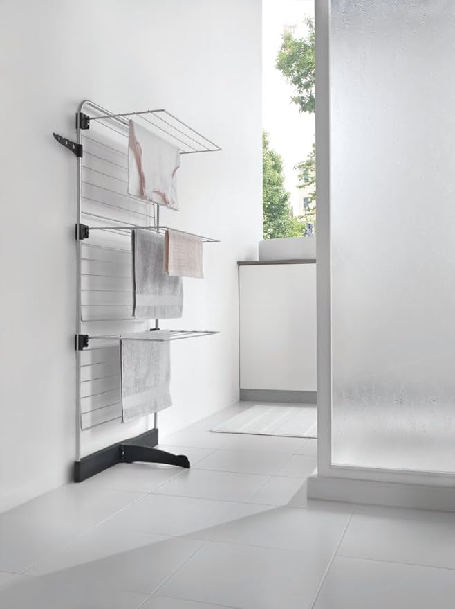 Metaltex Clothes Drying Rack Thunder 22 m Grey