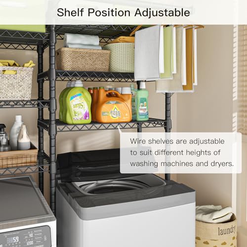 U13 Medium Over Washer and Dryer Storage Shelves