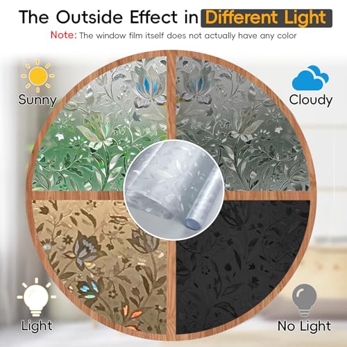 Rainbow Window Privacy Film Decorative