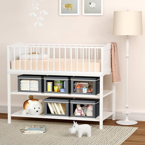 Storage Bins with Lids (4 Count)