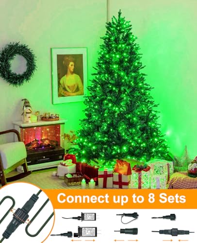 40FT 120 LED Christmas Lights Outdoor