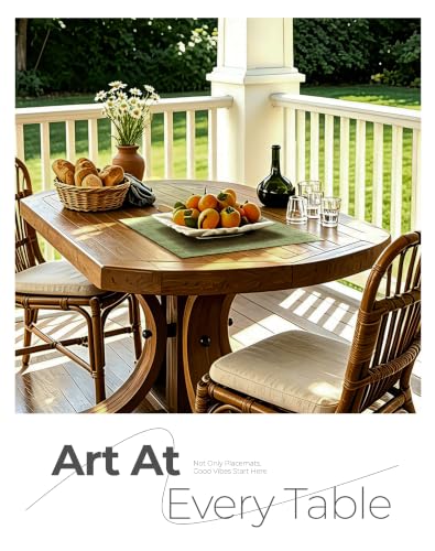 Bean Green Woven Placemats Set of 4 (4 Count)
