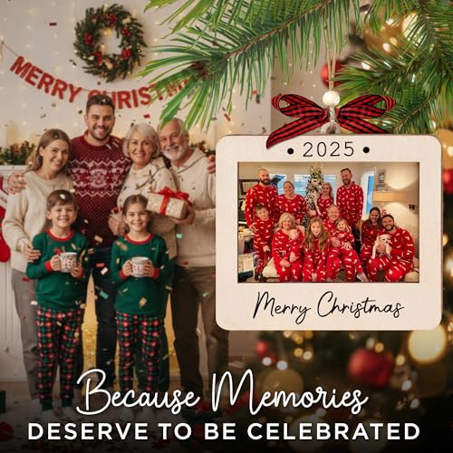 2025 Christmas Ornament Picture Frame