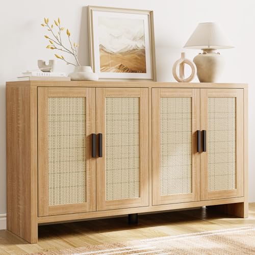 Rattan Buffet Cabinet with Storage