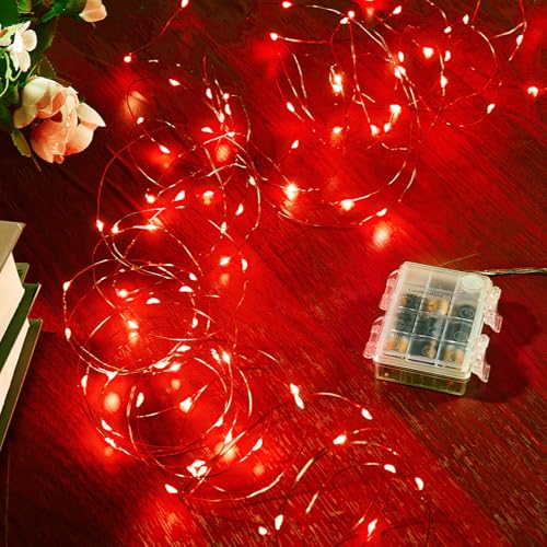 1 Pack 65.6 Ft. Battery Operated Outdoor String Lights with Remote & Timer