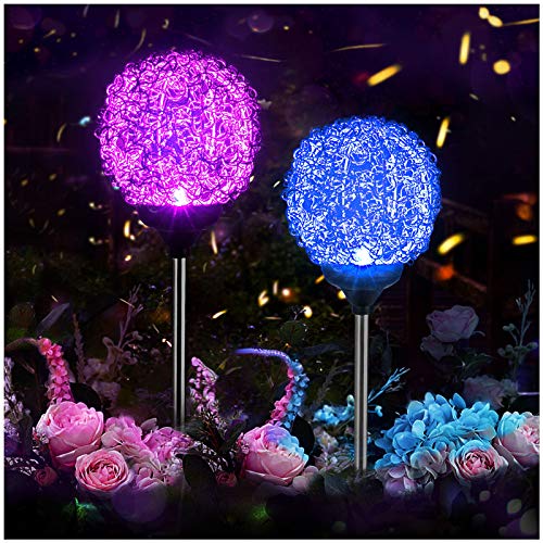 Solar Garden Lights Outdoor (2 Count)