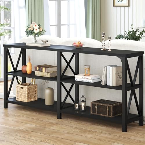 Black Sofa Table for Entryway