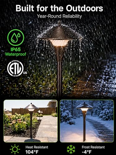 Low Voltage Landscape Sidewalk Lighting (4 Count)