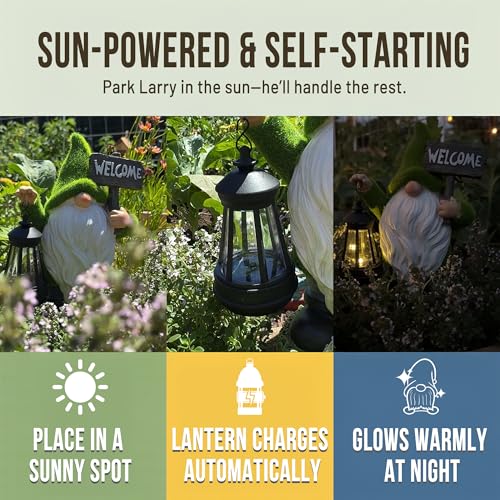 Garden Gnomes Outdoor with LED Solar Light