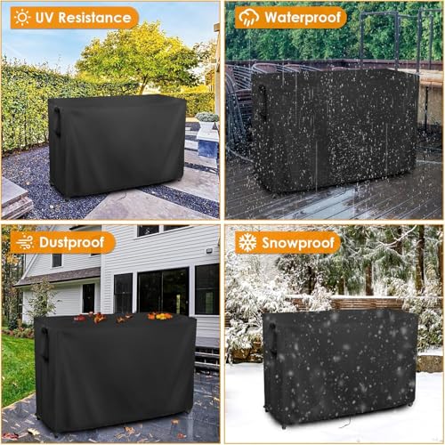 Outdoor Table Cover Waterproof Rectangular 86"L x 43"W x 44"H