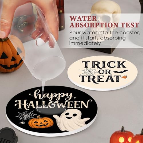 Halloween Coasters for Drinks (6 Count)