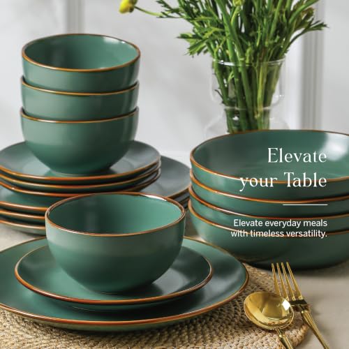 Brasa Stoneware 32 Piece Modern Dinnerware Sets