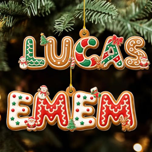 Personalized Letter Ornament
