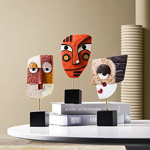 Smile Handcrafted Statues Resin Abstract Sculpture for Home Decor Modern