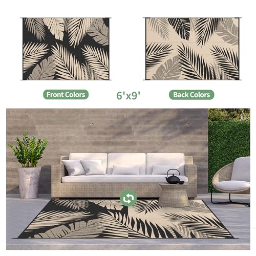 Outdoor Rug Waterproof Plastic Rugs for Patio
