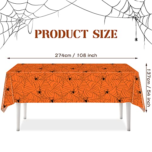 3 Pack Halloween Tablecloth Rectangular Table Halloween Party Decorations (3 Count)