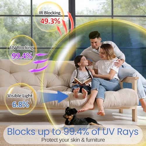 One Way Window Privacy Film with Tools