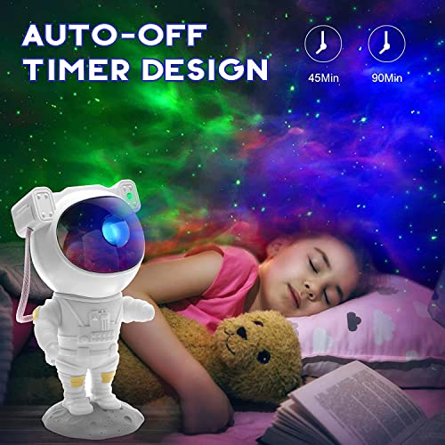 Kids Astronaut Star Projector Night Light
