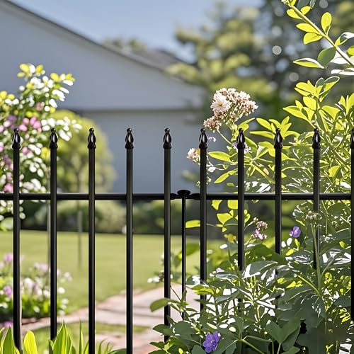 24" H x 24" W Decorative Metal Garden Fence (36 Sq Ft)