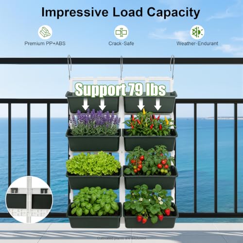 8 Pockets Vertical Planters