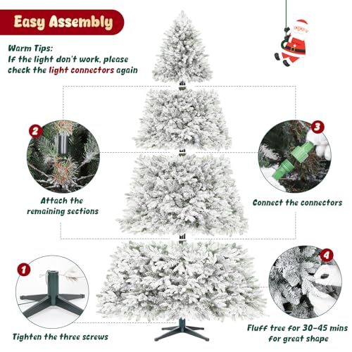 9FT Rotating Christmas Tree with Remote