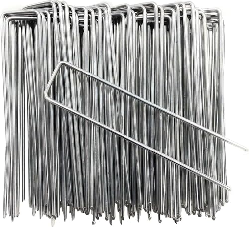 6 Inch Garden Stakes Galvanized Landscape Staples