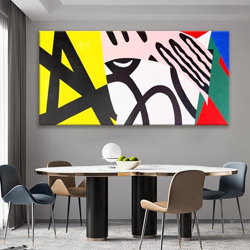 Large Abstract Wall Art For Living Room Prints Artwork 29x58 Inch