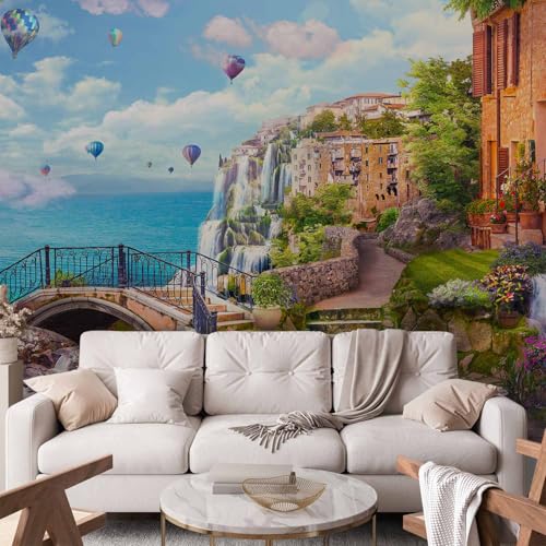 Peel and Stick Wallpaper Peel and Stick Landscape 212x98 Inch (11 Count)