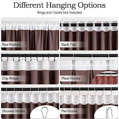 Dusty Rose Velvet Pinch Pleat Blackout Curtains W52 X L96 Inches