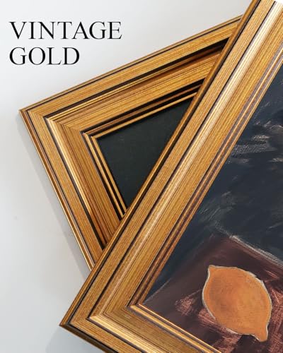 Vintage Gold Framed Wall Art for Living Room