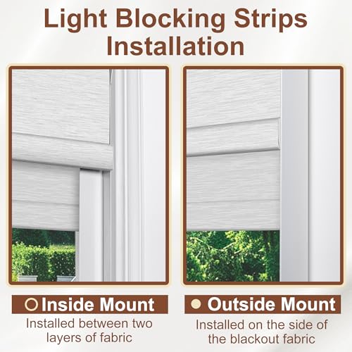 Cordless Dual Roller Shades.Maze White.62 W x 36" H
