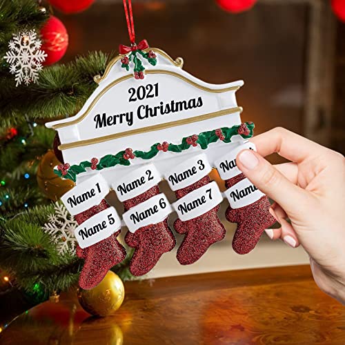 Personalized Christmas Ornaments Family of 2