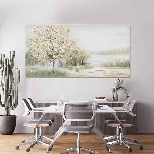 Canvas Wall Art Decor Oversized Landscape Wall Art Decor Green Wall Art for Living Room Natural Canvas Art Wall Decor Oversized Wall Art Prints For Walls Home Office Wall Decorations 39"X78"