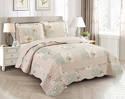 Rose and Sage Quilt Set