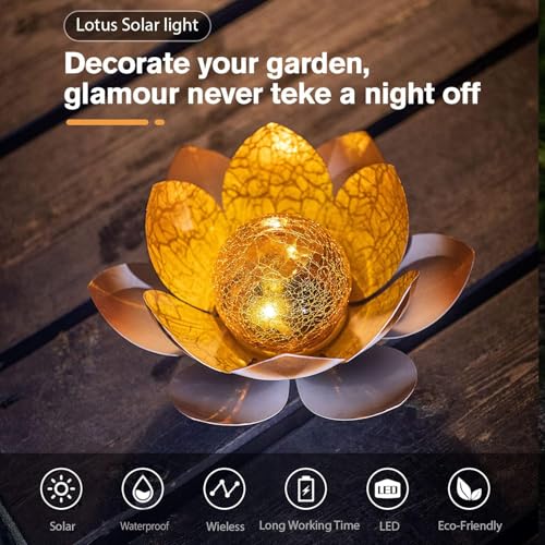 Garden Solar Lights Outdoor (2 Count)