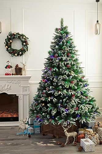 Super Dual Flocked Pine Christmas Tree Pre
