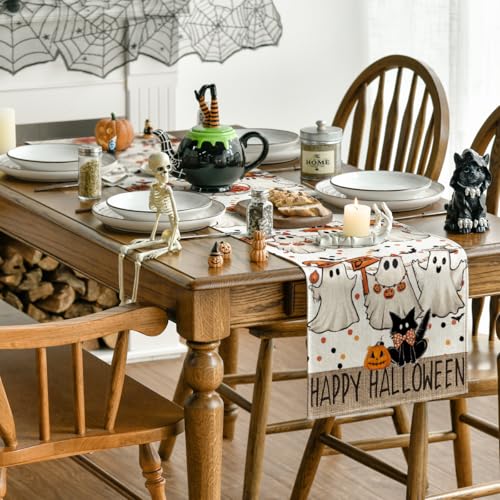 210 GSM Halloween Table Runner Home Party Decor 13x36 Inch (3.25 Sq Ft)