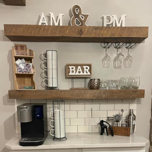 7 Inch Black Wine Glass Rack (4 Count)