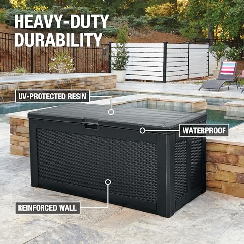 Extra Large Resin Outdoor Storage Deck Box