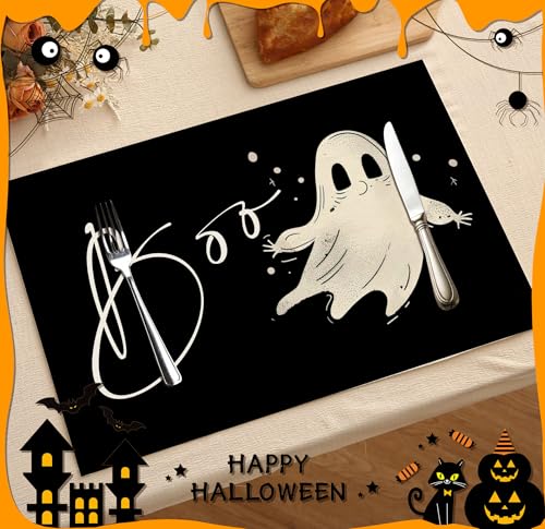 Funny Halloween Placemats Set of 4 (4 Count)