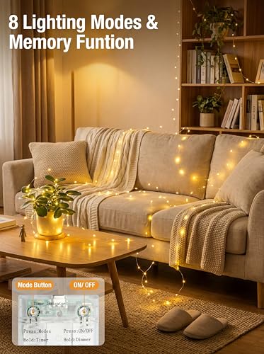 1 Pack Fairy Lights Battery Operated