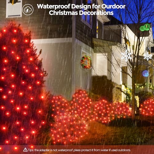 Christmas Net Lights 200LED F8 Big Bulbs