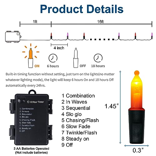 50 LED Outdoor Halloween Lights