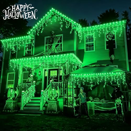Green Halloween Lights (33 Foot)