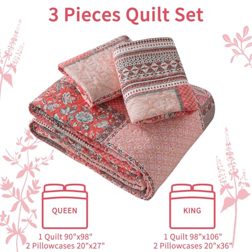 100% Cotton Face Quilts Queen Size
