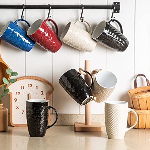 20 oz Large Coffee Mugs Set of 6 (6 Count)