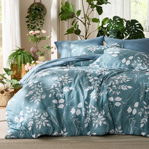 Floral Mineral Blue Comforter Set