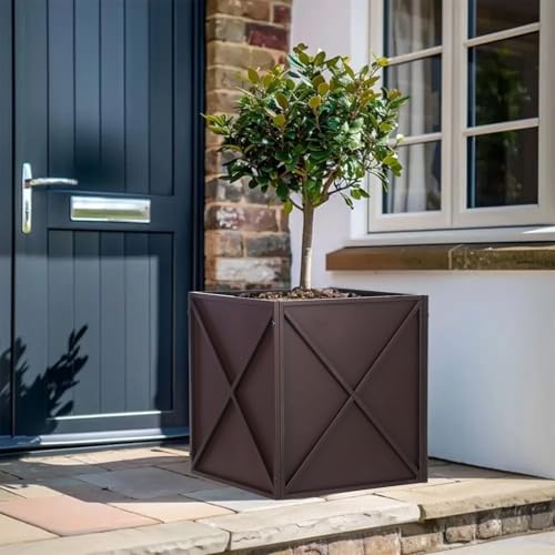 Large Metal Planter Box 17”x 17”x 18”