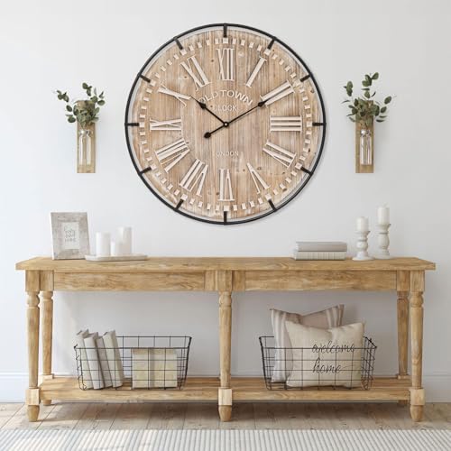 Farmhouse Wall Clock 30 Inch