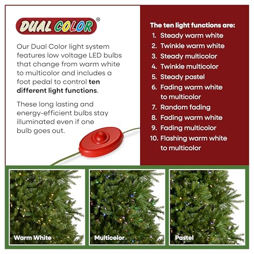 9ft Pre Lit Dunhill Fir Artificial Christmas Tree